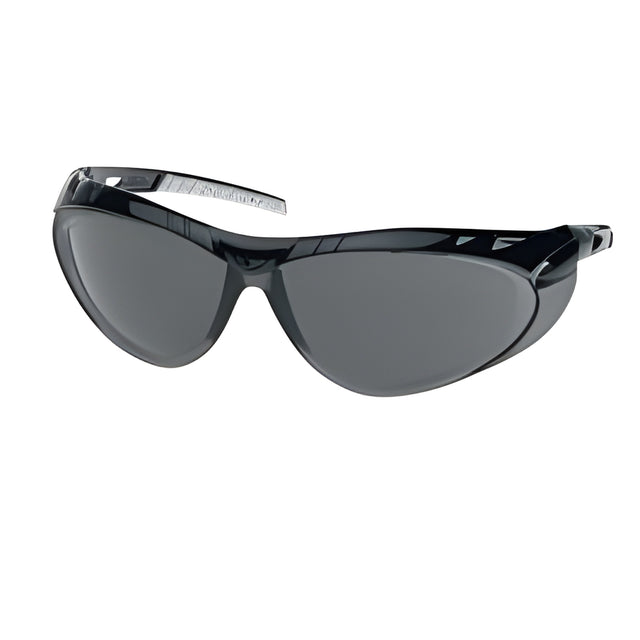 Vortex Safety Glasses, Black/Silver Frame, Grey Lens – 12 Pairs/Box