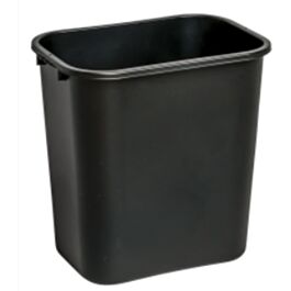 Waste Basket, Black, 28 Quart- 10 / Case