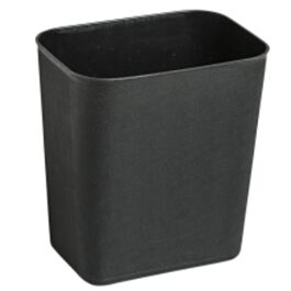 Waste Basket, Black, 8 Quart- 1 Ea