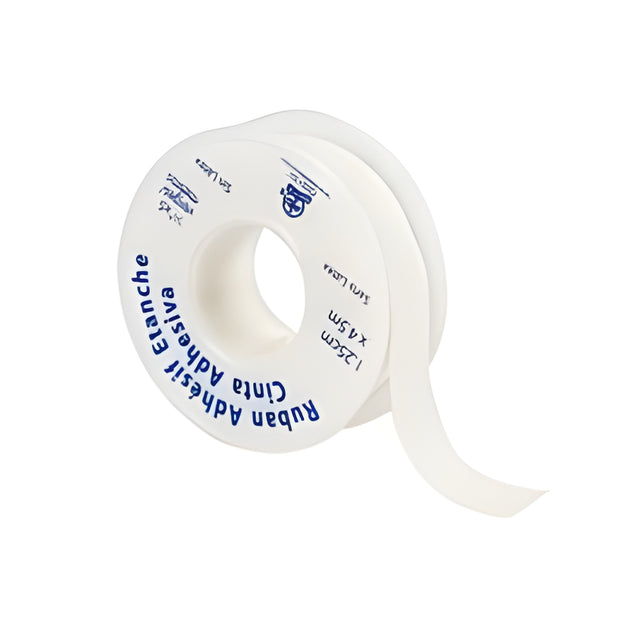 Waterproof Tape w/ Spool & Cover, 1.25cm x 4.5m- 12 Rolls / Box – 12/Box