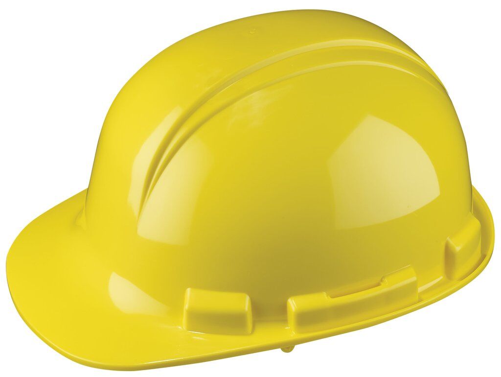 Whistler Hard Hat with Ratchet Suspension, Yellow- 1 Ea