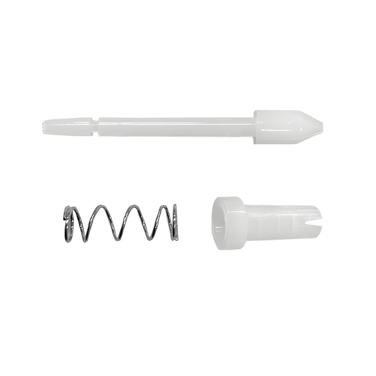 CRL White Nylon Plunger Latches for 3/4" x 3/8" or 7/16" Frame - Bulk