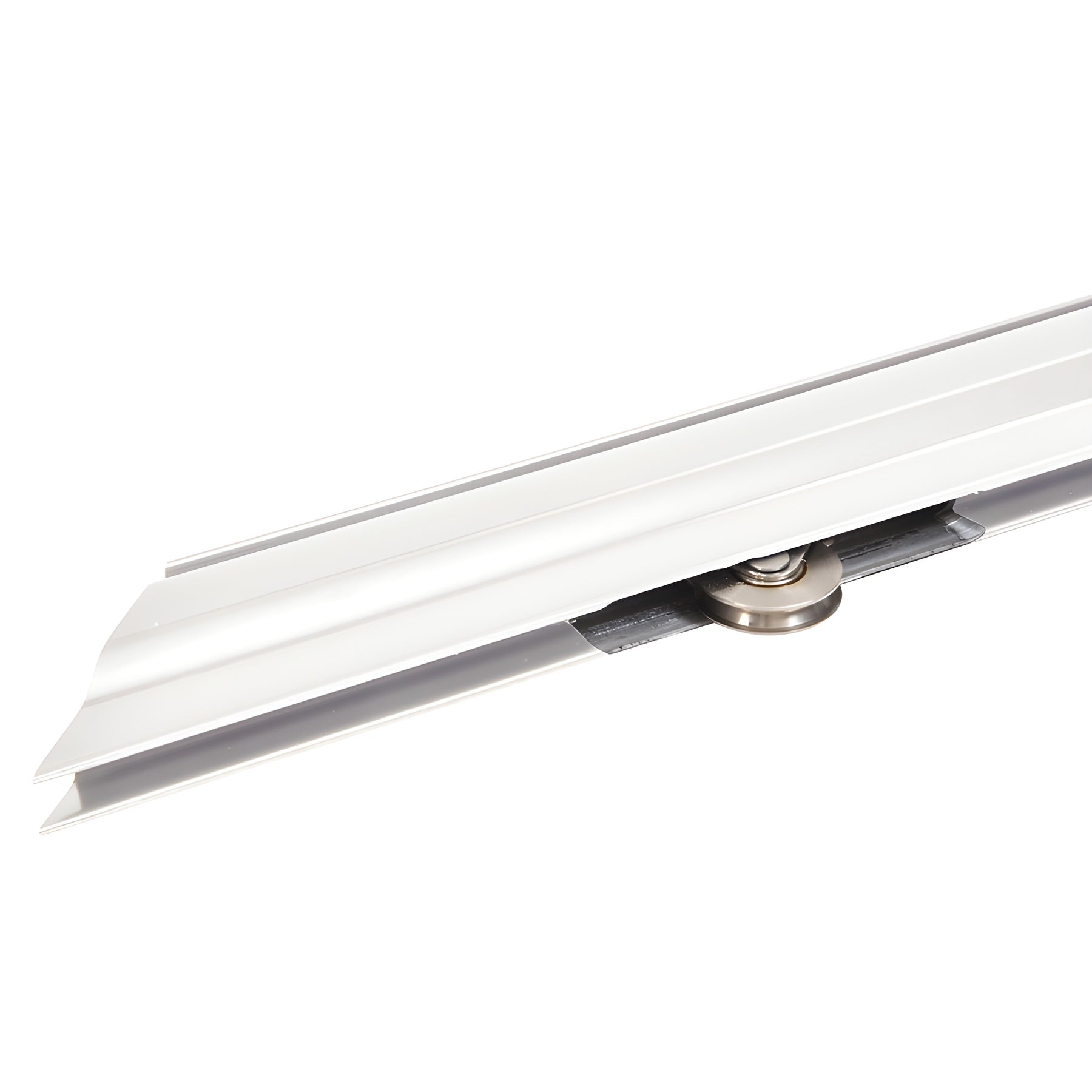 CRL NRD K.D. Kit Stainless Steel Mill 37" X 81" Sliding Screen Door Kit in White Finish