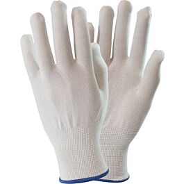 White Thermal Knit Liner,One Size- 12 Pairs/Bag