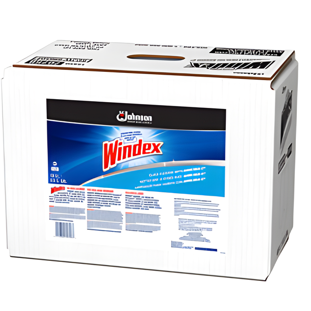 Windex Glass Cleaner with Ammonia-D- 5 Gallon / Case, 5 L