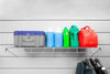 Grey PVC Slatwall Accessory Kit – 25 Pieces | Comtrad - PVC slatwall select accessory bundle for compatible wall storage systems