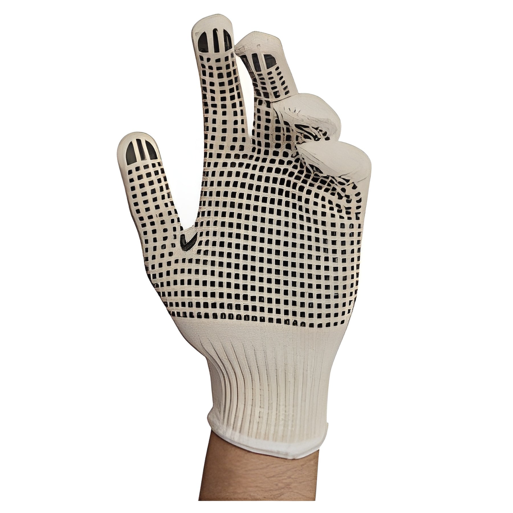 Stellar Knitted Gloves w Dots, Large- 12 Pr / Bag