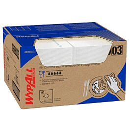 Wypall 06280 WypAll CriticalClean Foodservice Cloths- 150 Sheets / Box