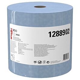 Wypall 12889 PowerClean X90 Ulta Duty Cloth, Blue- 450 Sheets / Roll