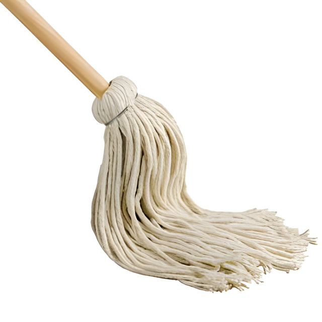 Yacht Mop, Cotton, 12 oz, 54" Wood Handle – 12/Case