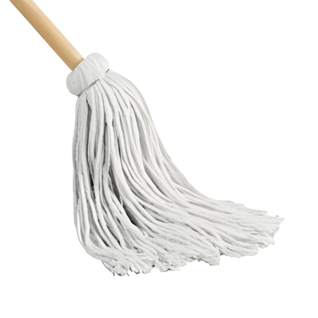 Yacht Mop, Rayon, 16 oz, 54" Wood Handle – 12/Case