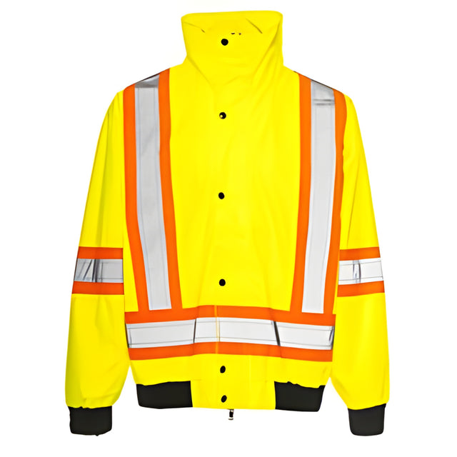6 – in – 1 Winter Traffic Jacket, 4" Reflective Tape, Yellow, 3XL