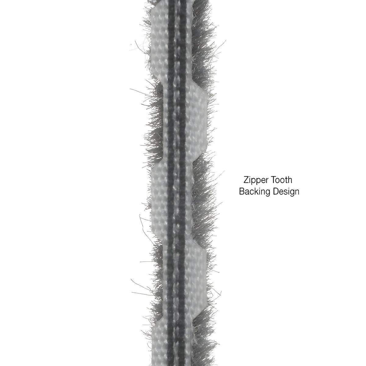 CRL Zipper Pile Weatherstrip .270" Backing - .300" Pile Height - 100' Roll