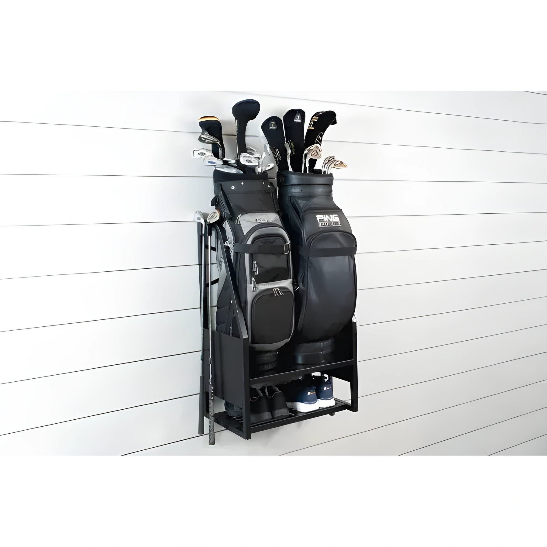 Zzipir - PVC Slatwall - Golf Bag Organizer
