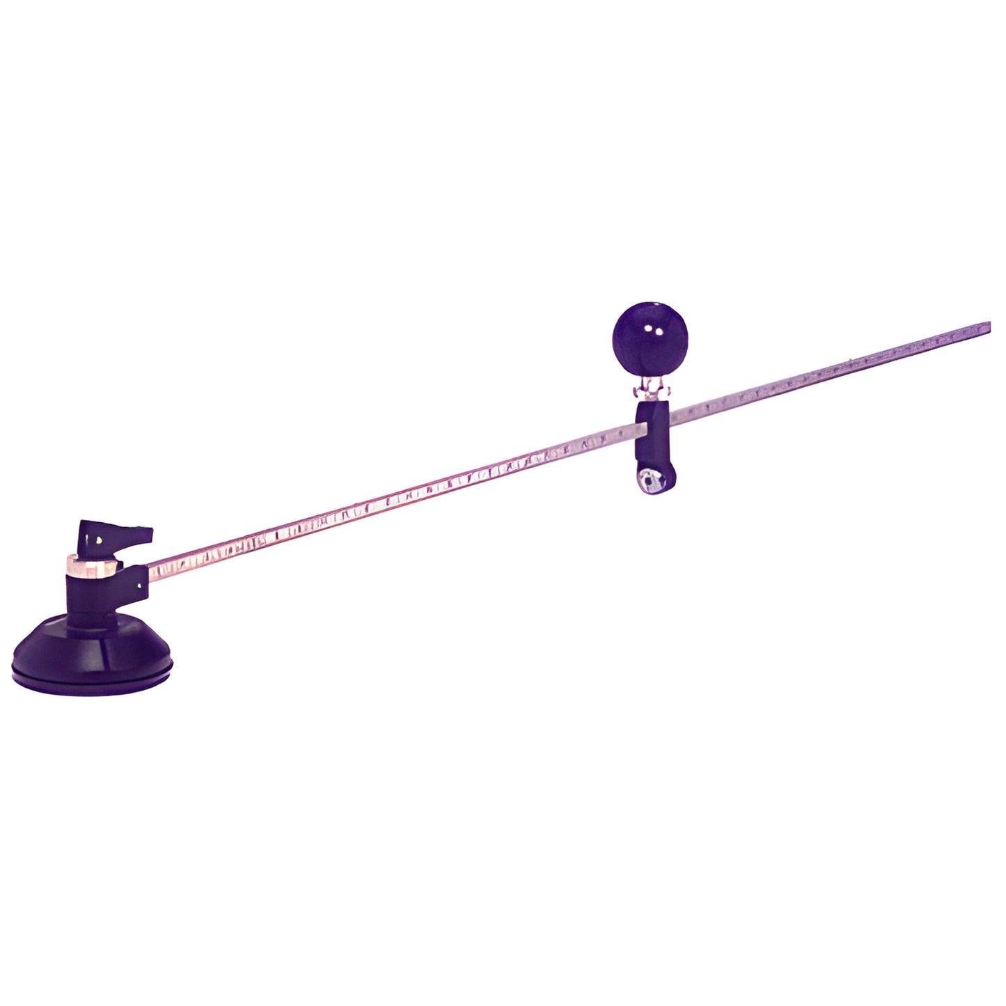CRL Precision Circle Cutter SKU 514CC - vacuum cup base, scaled brass radius bar and ball handle.