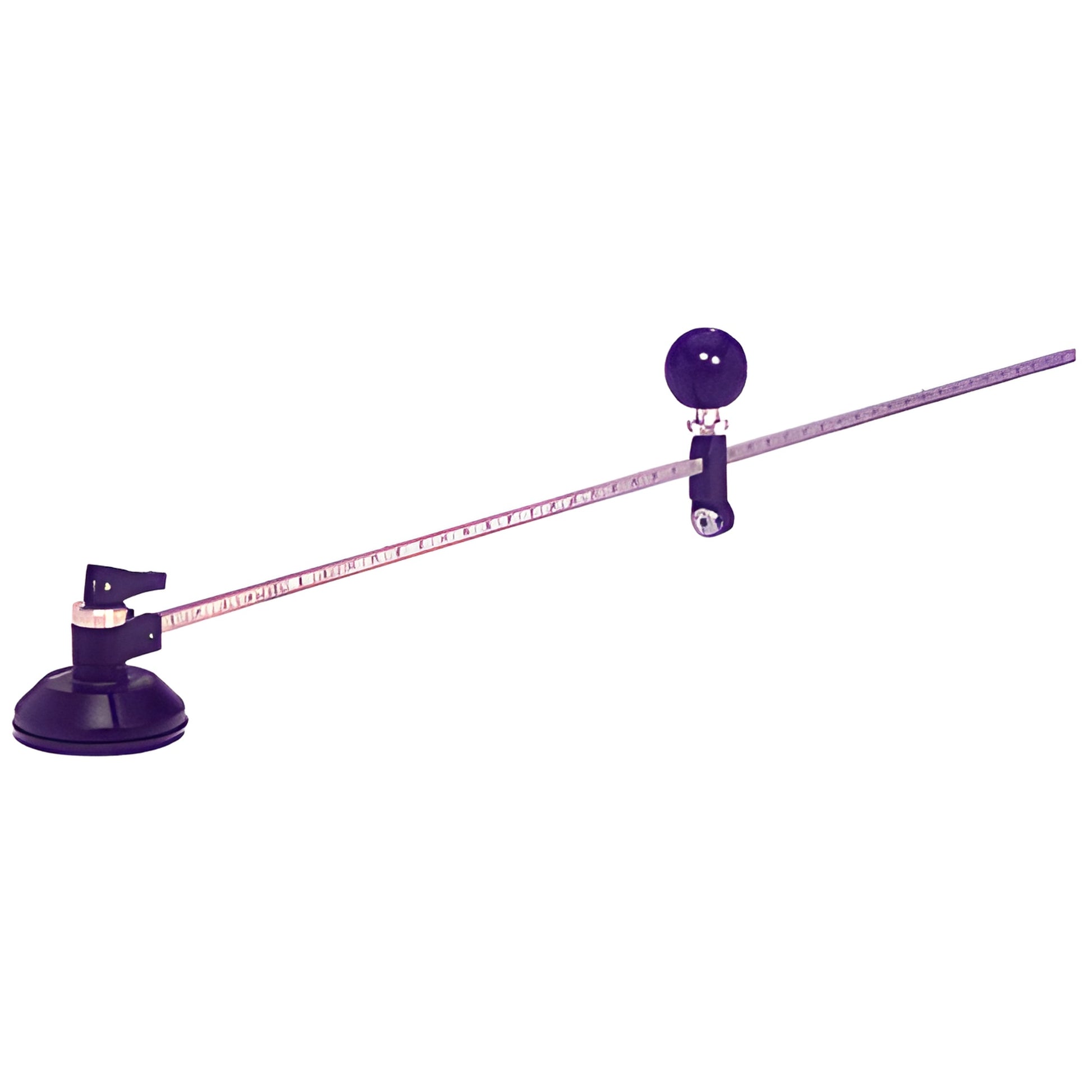 CRL Precision Circle Cutter SKU 514CC - vacuum cup base, scaled brass radius bar and ball handle.