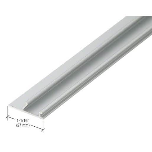 CRL Satin Anodized Top Track Cover Plate - Sleek, Durable Finish for Sliding Doors