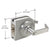 CRL SFIC 7-Pin Classroom Lever Lock Housing Stainless ANSI Grade 1
