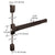 CRL DL750SV Dark Bronze Surface Vertical Rod Panic Bar