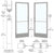 CRL-U.S. Aluminum Clear Anodized 72x84 Narrow Stile Entry Door Pair