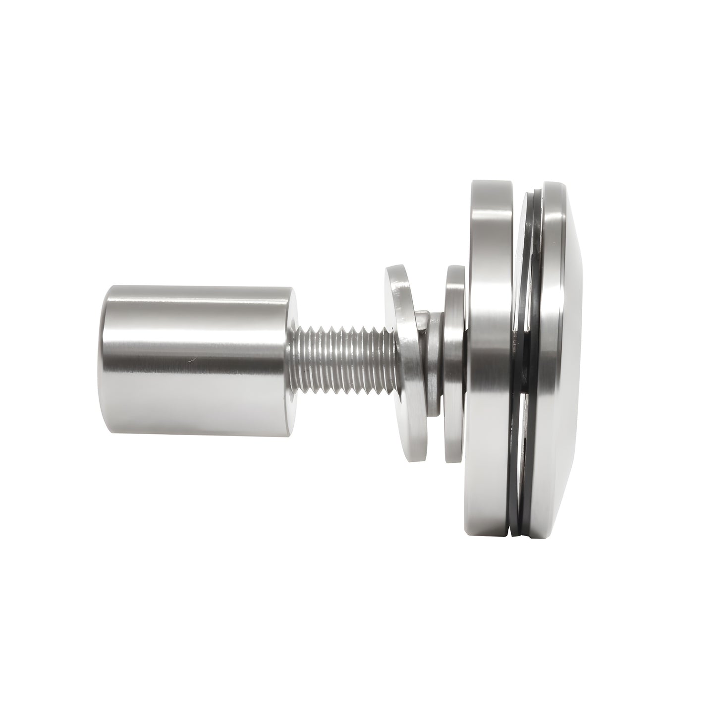 RRF10BS 316 stainless rigid head glass attachment fitting for 10-13.5mm tempered glass, brushed finish