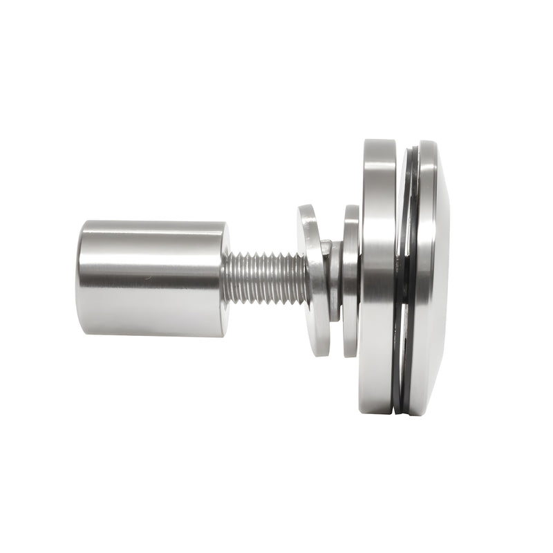 RRF10BS 316 stainless rigid head glass attachment fitting for 10-13.5mm tempered glass, brushed finish