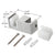 CRL Brushed Stainless Steel Door Guide for Shower Panel