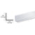 CRL Brite 1/2 in Anodized Aluminum Angle Extrusion