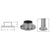 CRL Brushed Stainless Steel Full Flange for 1-1/2 in Tubing