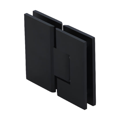 V1E1800RB Vienna oil-rubbed bronze squared glass-to-glass shower hinge for 3/8"-1/2" tempered glass