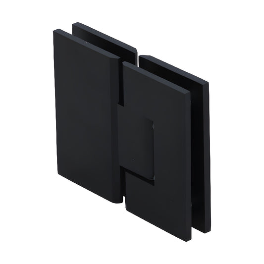 V1E1800RB Vienna oil-rubbed bronze squared glass-to-glass shower hinge for 3/8"-1/2" tempered glass