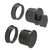 CRL Matte Black Thumbturn & Dummy Door Lock Set