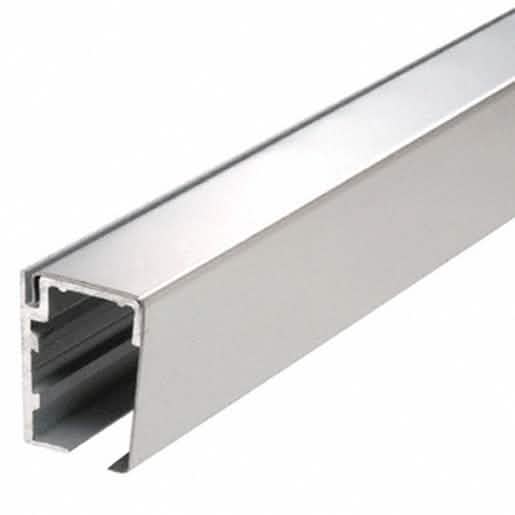 CRL Polished Stainless GSDH Series Top Track with Covers – sleek, durable sliding solution