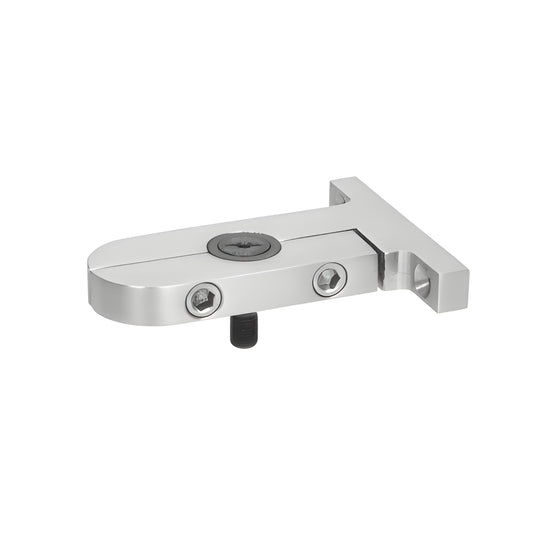 AGT3BS brushed stainless steel surface-mount 304 pivot bracket for heavy glass doors, non-handed