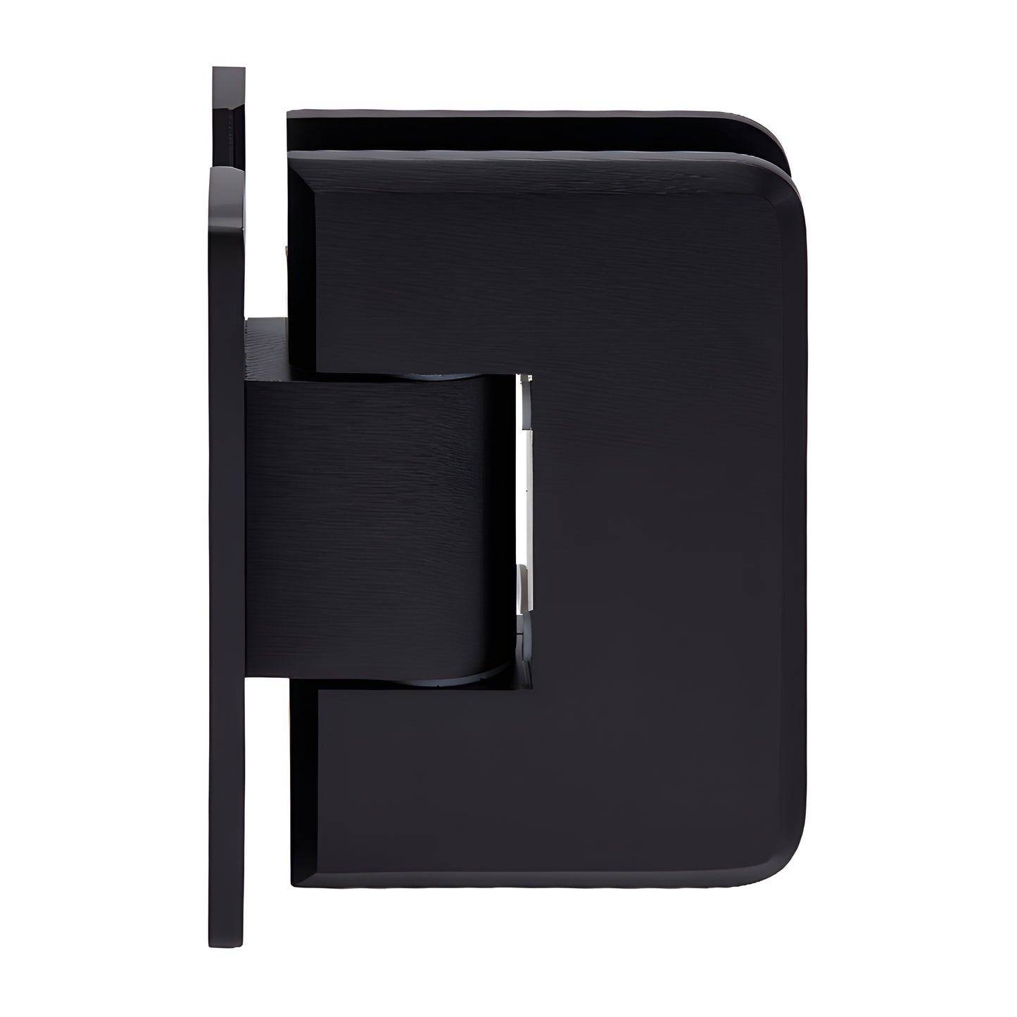 PLY0370RB oil-rubbed bronze solid brass heavy-duty frameless shower door hinge, wall-mount for 3/8-1/2 in glass