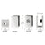 CRL Chrome Set-Screw Clamp for 1/4" to 5/16" Tempered Glass