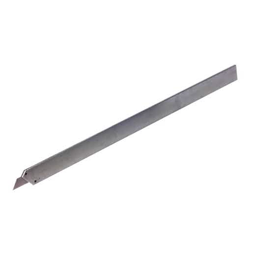 CRL 24" Rigid Aluminum Long Knife - Durable, precise tool for professional glass cutting.