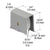 CRL Nylon Roller Assembly Replacement for H-Bar