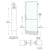 CRL-U.S. Aluminum 36x84 White KYNAR® Narrow-Stile Entrance Door