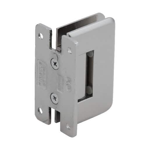 CRL Polished Nickel Pinnacle 037 Series Wall Mount 'H' Back Plate Hinge, sleek design