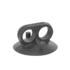 CRL Knuckle Saver two-finger rubber glass lifter VC3825, black suction pad, 3-1/4 in diameter, 10 lb capacity