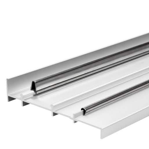 CRL 6' Stainless Steel Patio Door Sill Cover - Durable, Sleek, Small, Weather-Resistant