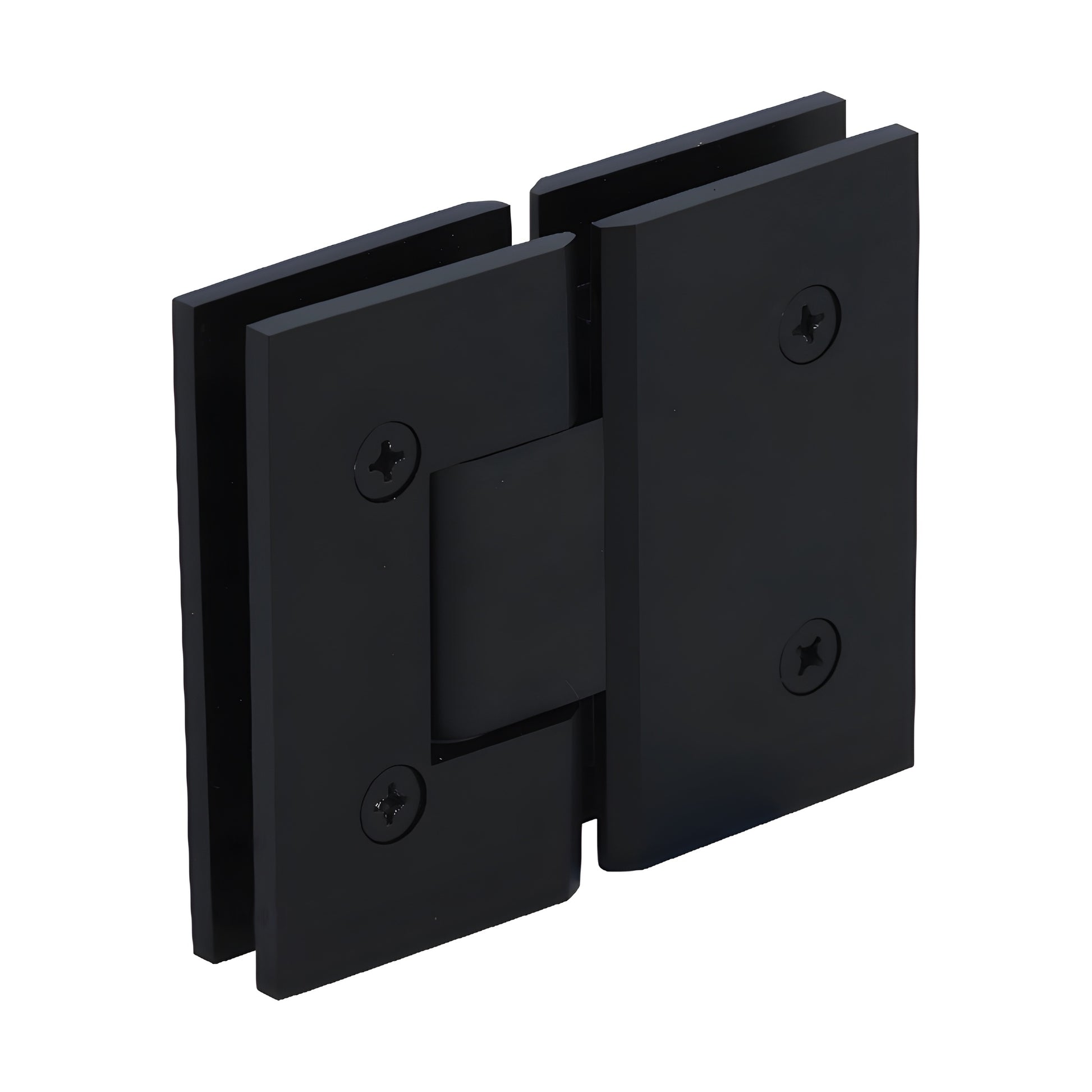 V1E1800RB Vienna oil-rubbed bronze squared glass-to-glass shower hinge for 3/8"-1/2" tempered glass