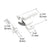 CRL White Window Sash Lock Replacement, 2-1/16" Screw Hole Spacing
