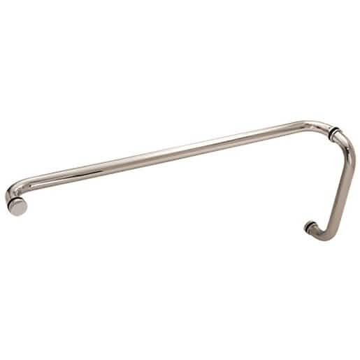 CRL Polished Stainless 12"x28" Back-to-Back Push and Pull Handle Set for Glass Doors