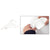 CRL White Replacement End Cap for 1/4 in Aluminum Shelving Extrusion