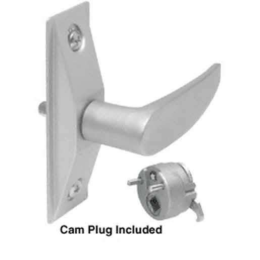 CRL Aluminum Right Hand Lever Handle - Durable, Stylish, Easy Installation for Doors