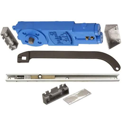 CRL Jackson Dark Bronze Adjustable Spring Power Concealed Closer with Slide-Arm Hardware