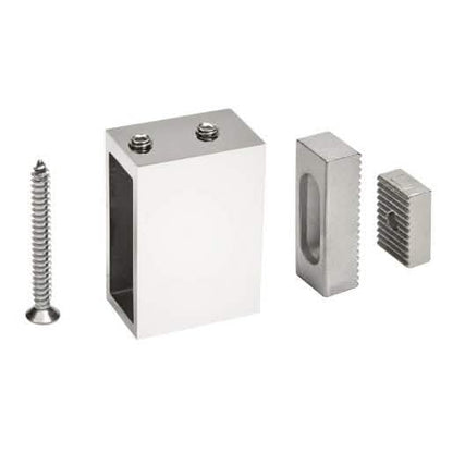 CRL Polished Stainless Track Holder Fitting for Wall - SRSER78PS Sliding System