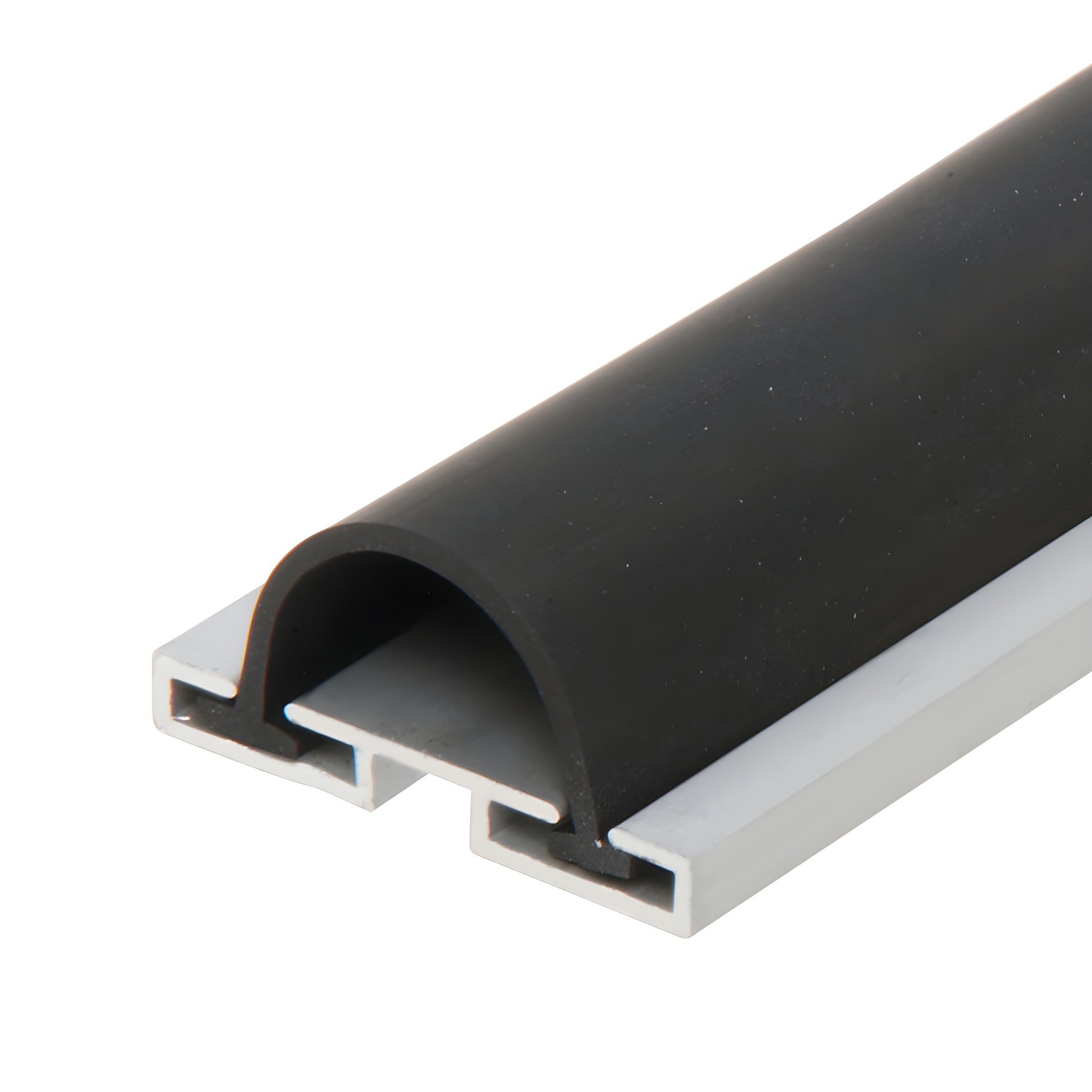 CRL 19NA36 aluminum door bottom with domed black vinyl bulb seal, for very large threshold gaps, 36 in.